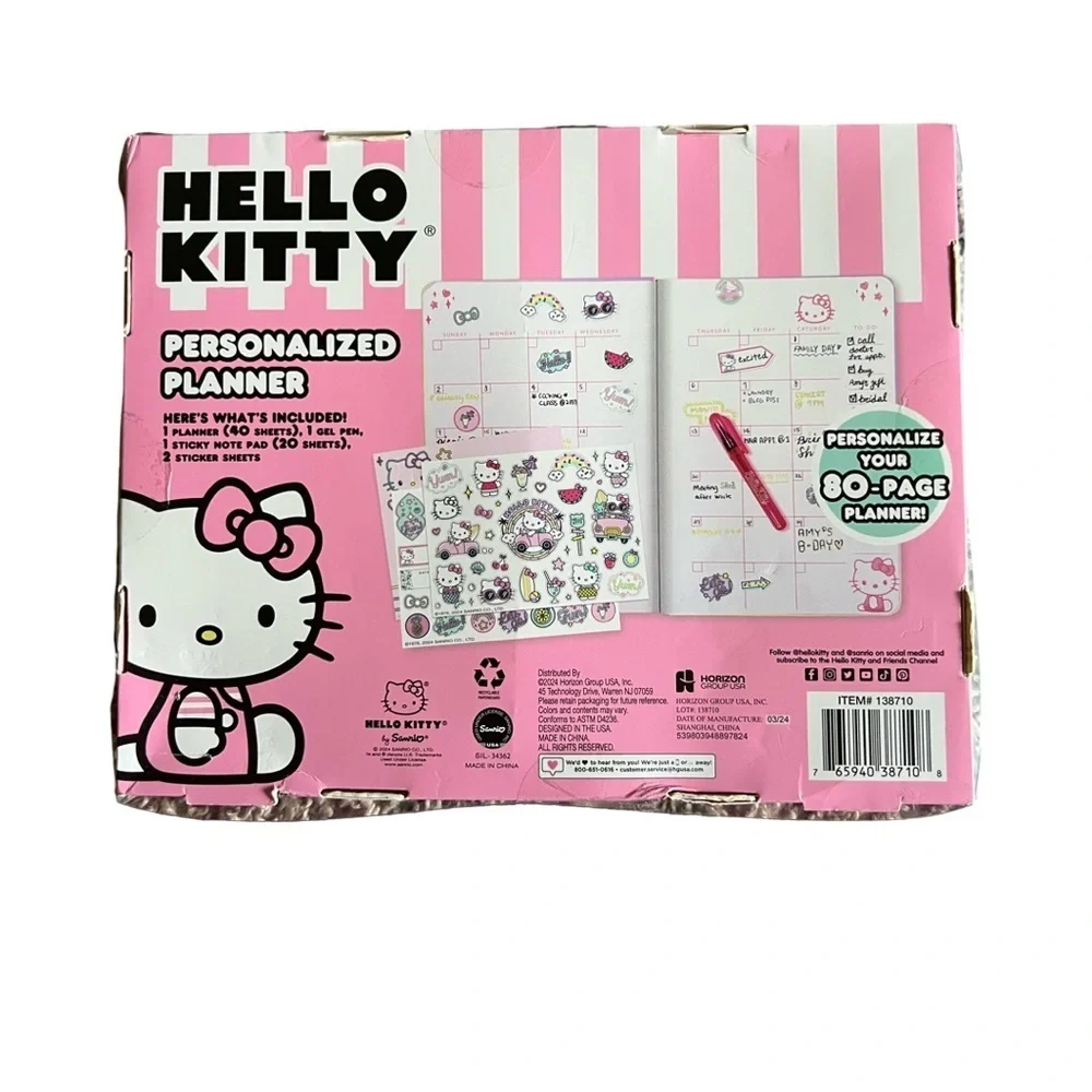 Hello Kitty Planner – Personalized Gift Journal